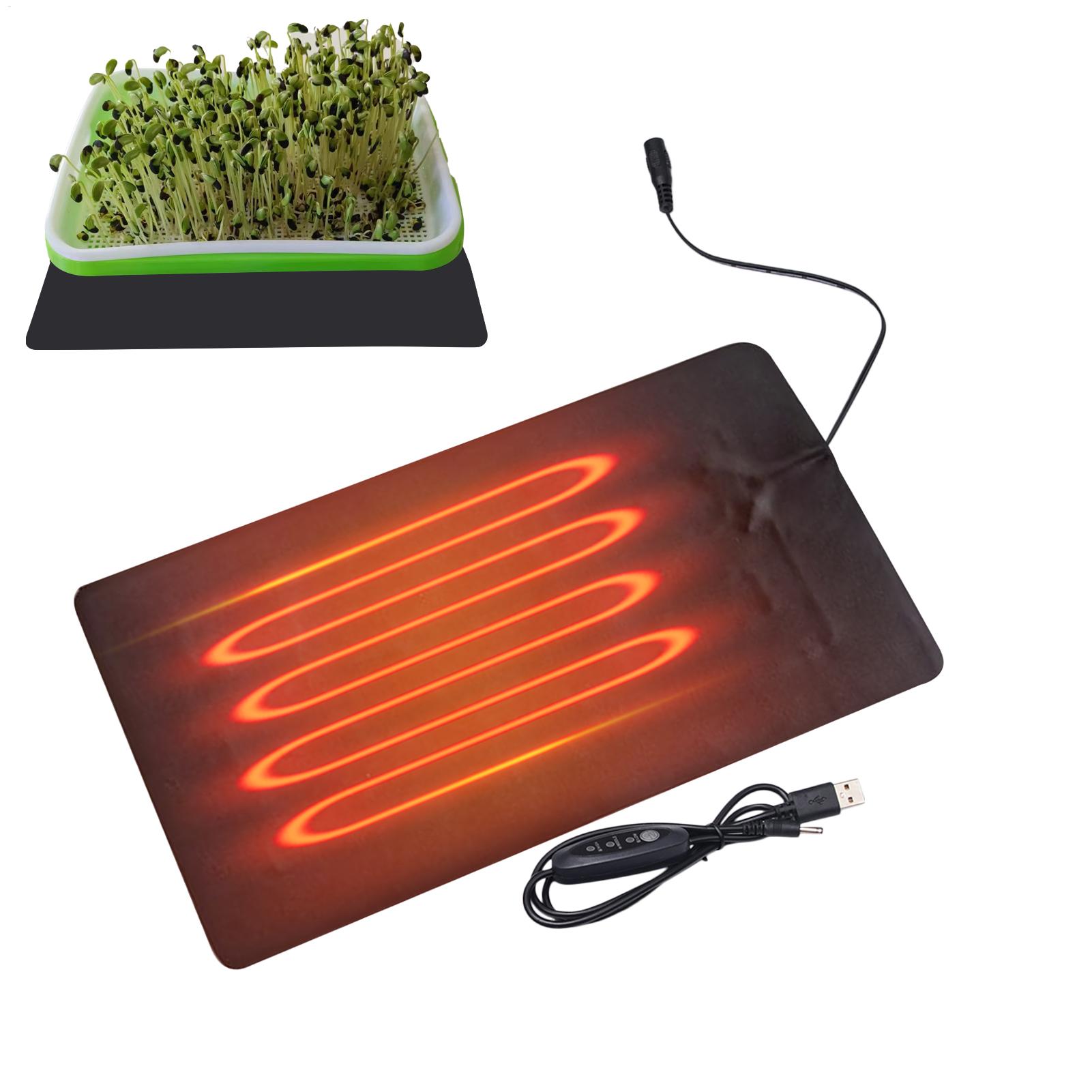 8.5w usb mudas esteiras de cal - Seedling Heat Mat avaliação e preço