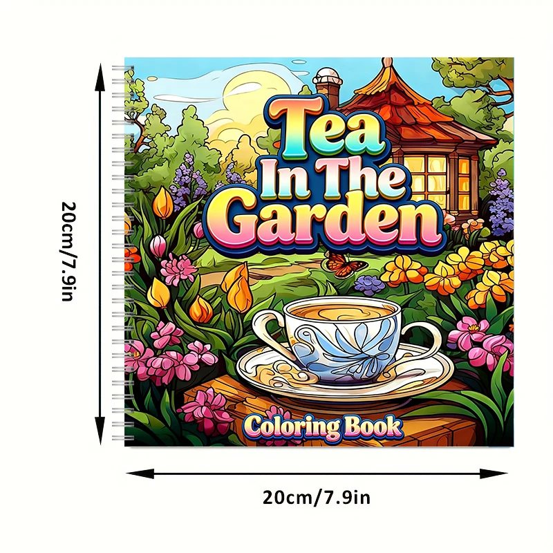 Livro de colorir Tea In The Ga - Farming And Agriculture avaliação e preço